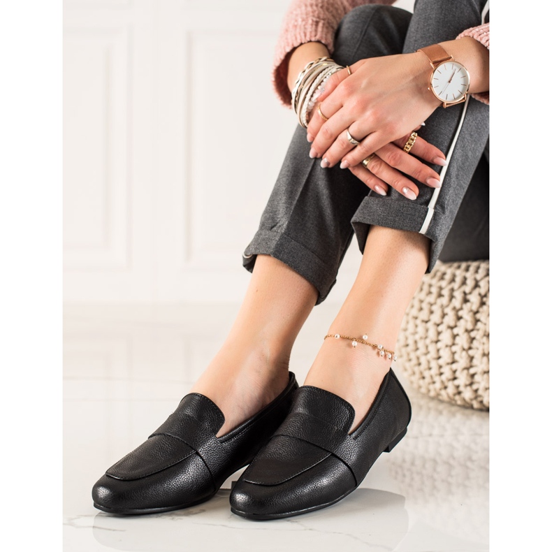 La.Fi Klasické černé boty černý 1