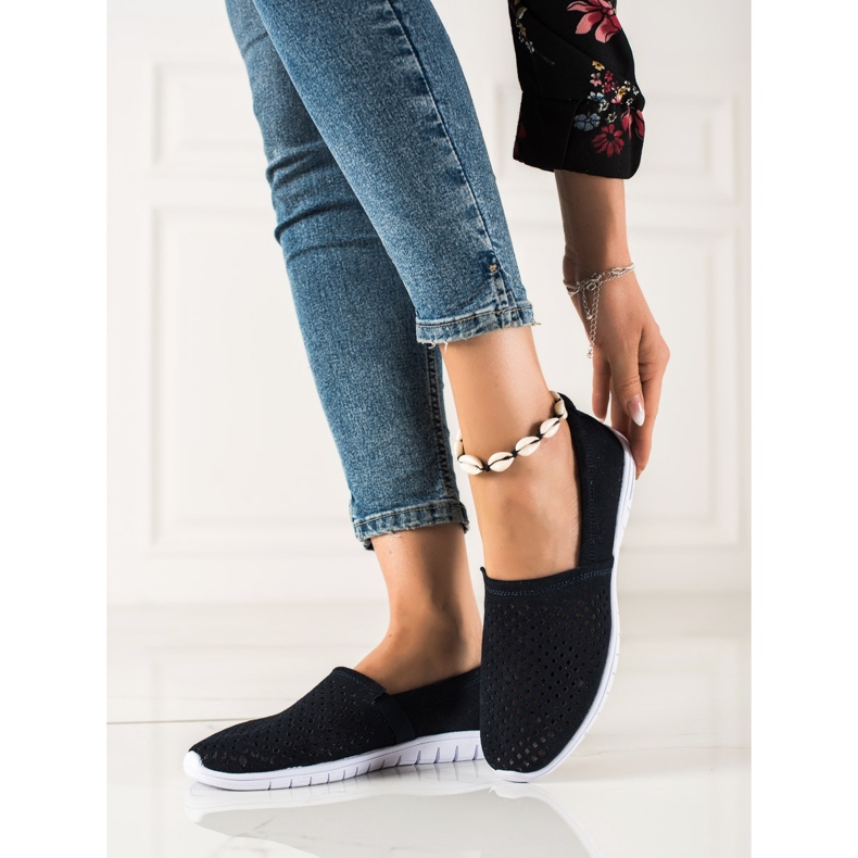 DK Prolamované kožené slipy námořnická modrá 1