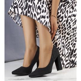 BM Emminy černé lodičky na vysokém podpatku černá 1