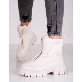 Zateplené dámské béžové tašky Shelovet béžový 1