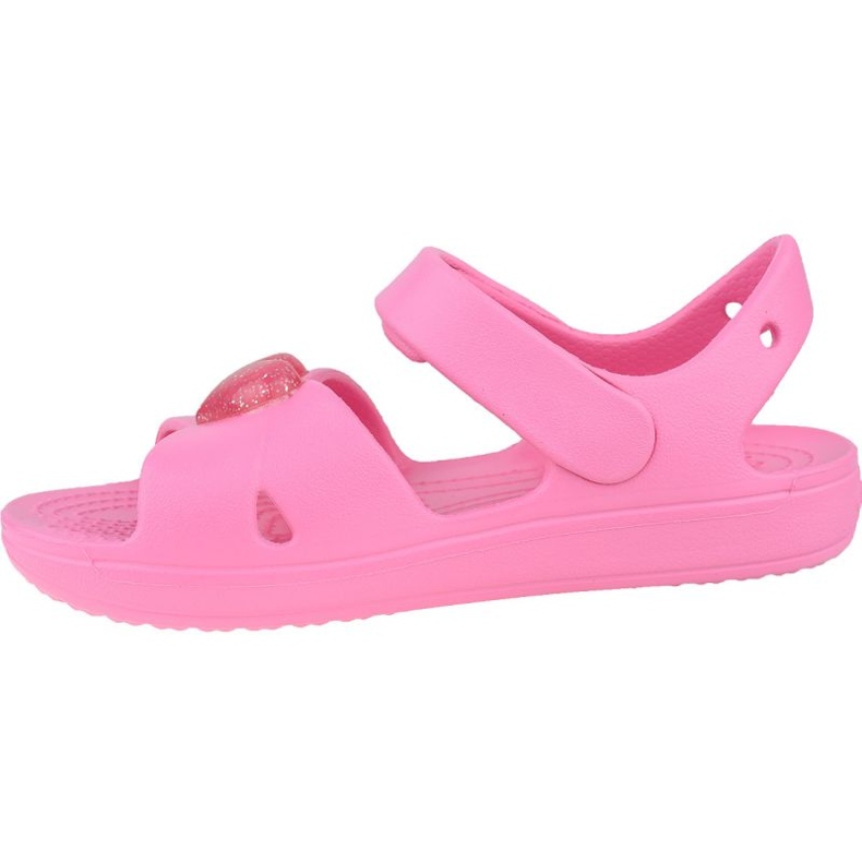 Sandály Crocs Classic Cross Strap K 206245-669 černý růžový 1