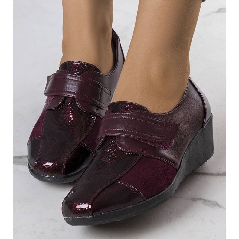PA1 Maroon brogues od Andrise červené 1