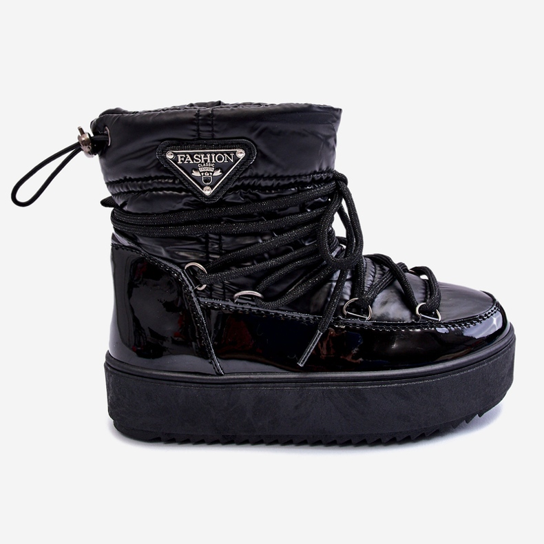 Dětské zateplené sněhule Black Colina černý 2