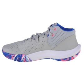 Basketbalové boty Under Armour Jet 21 M 3024260-109 šedá odstíny šedi 1
