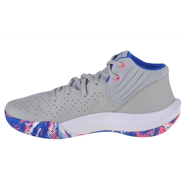 Basketbalové boty Under Armour Jet 21 M 3024260-109 šedá odstíny šedi 1
