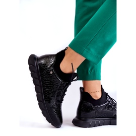 Vinceza Dámské lehké nazouvací tenisky černé Soroco černá 4