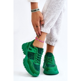 PG1 Módní sportovní obuv Tenisky Green Frezio zelená 1