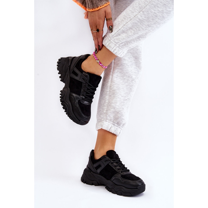 PG1 Módní sportovní obuv Tenisky Černé Frezio černá 1