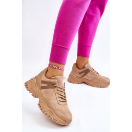 PG1 Módní sportovní obuv Tenisky Béžová Frezio béžový 2