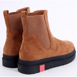 Chelsea boty na vysokém podpatku velbloud NS139P Camel hnědý 2 Chelsea boty na vysokém podpatku velbloud NS139P Camel hnědý 2