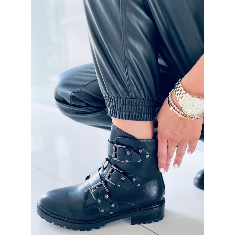 BM Dámské kozačky Ragnar Black černý 1