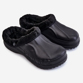 PM2 Pánské zateplené skluzavky Crocs Black Calmo černá 1