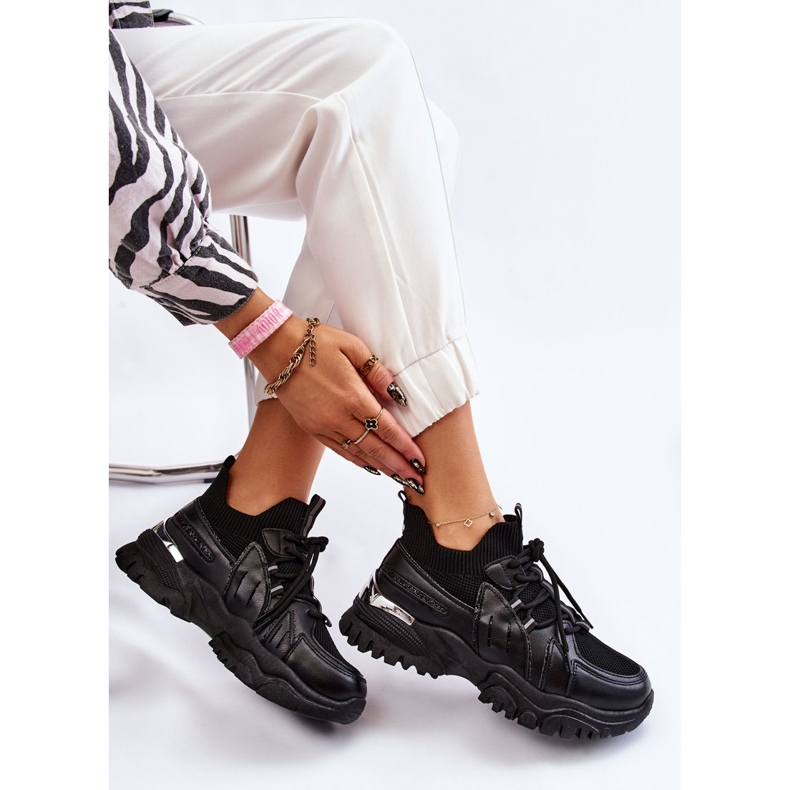 BM Dámské ponožkové nazouvací sportovní boty Černá Berna 1