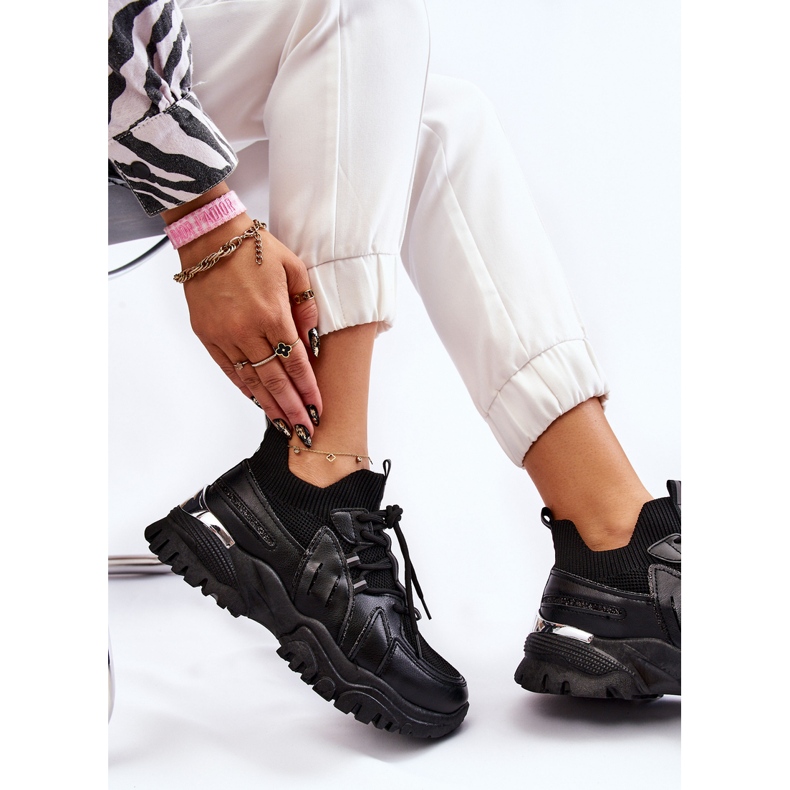 BM Dámské ponožkové nazouvací sportovní boty Černá Berna 2