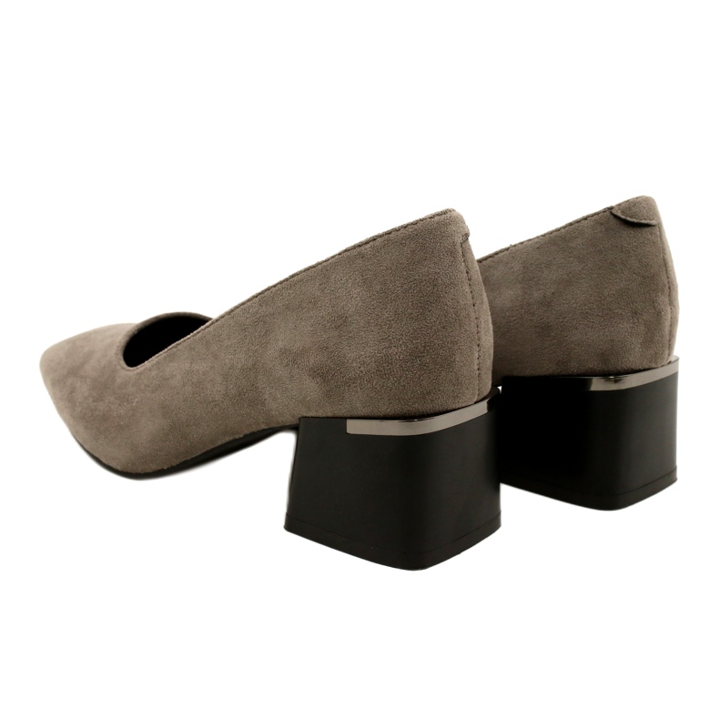 Semišové lodičky La.Fi 230034G-SU Šedá 5