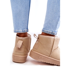 Dámské zateplené sněhule Big Star KK274290 Beige béžový 2