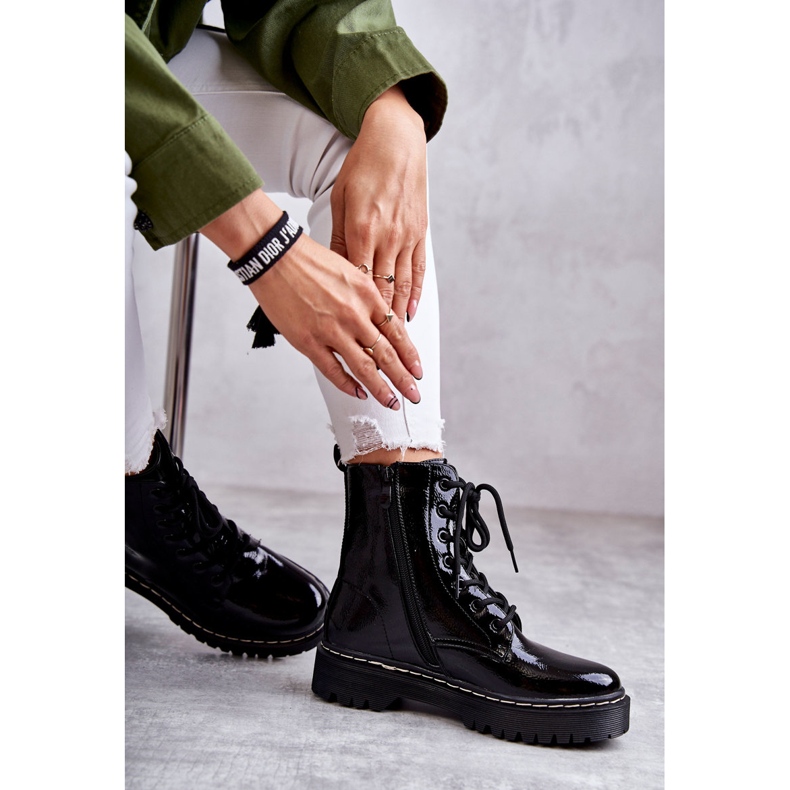 S.Barski Dámské boty černé Kognito černý 2