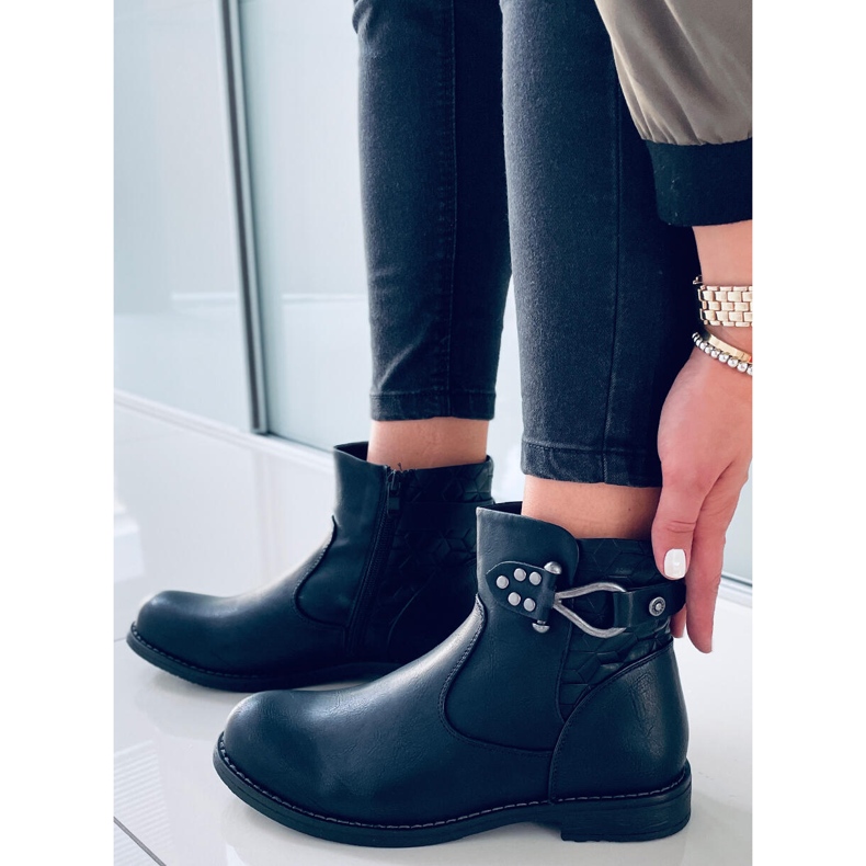 BM Dámské kozačky Dustin Black černý 2