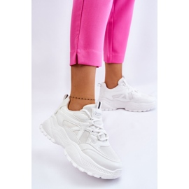 BM Klasické Tenisky na platformě White Larec bílý 2