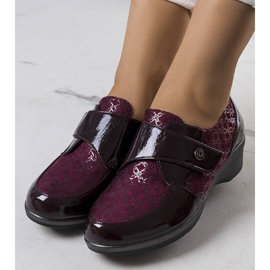 BM Maroon brogues od Drancy červené 1