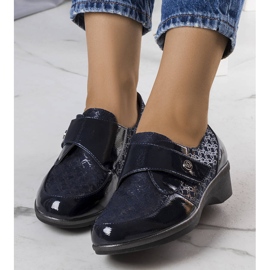 BM Drancy tmavě modré brogues námořnická modř 1