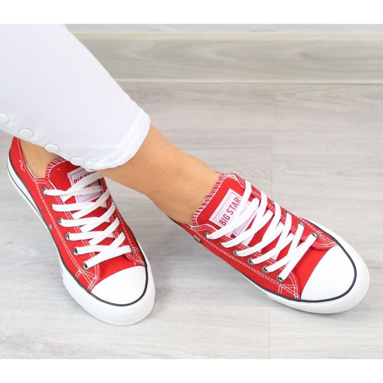 Boty, tenisky Big Star W T274020 INT510 červené 2