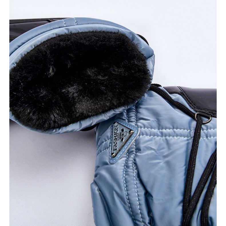 Dámské módní šněrovací boty do sněhu Blue Carrios modrý 1 Dámské módní šněrovací boty do sněhu Blue Carrios modrý 1