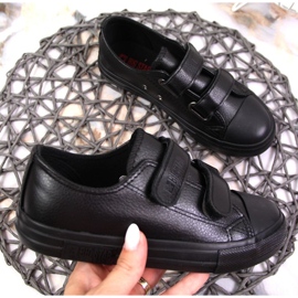 Tenisky na suchý zip Big Star Jr KK374054 černý 1