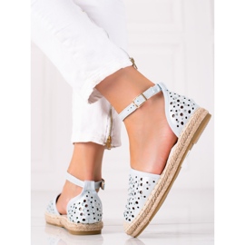 T.Sokolski Espadrilky s krystaly modrý 1