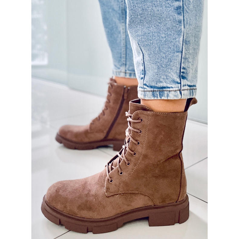 BM Šněrovačky Turner Khaki hnědý 1