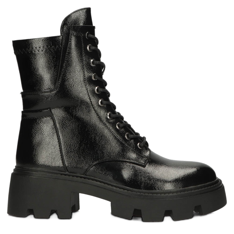 Dámské lesklé izolované boty Filippo DBT4095 Black černý 1