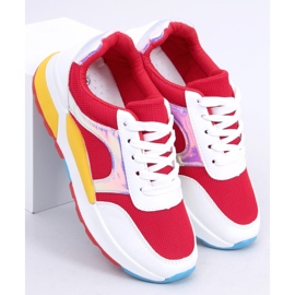Dámská sportovní obuv vícebarevná 19017 červená vícebarevný 1