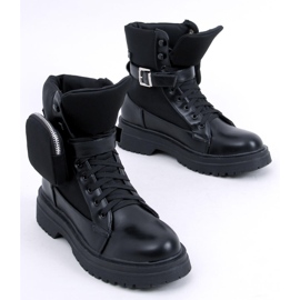 PA1 Vojenské boty s pouzdrem Baku Black černá 1