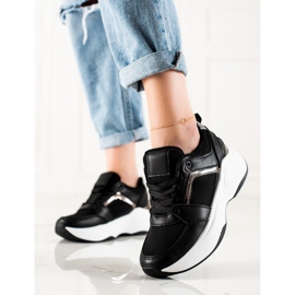 Diamantique Černé tenisky černý 1