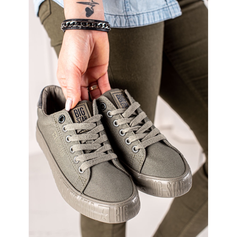 Dámské tenisky Big Star JJ274078 zelená 1