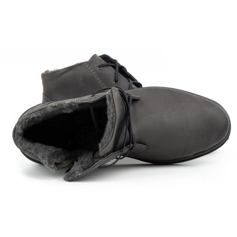 Polbut 339 šedých pánských zimních bot šedá 3