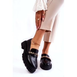 Kožené mokasíny Letters La.Fi 210001B-PU Černá černý 1