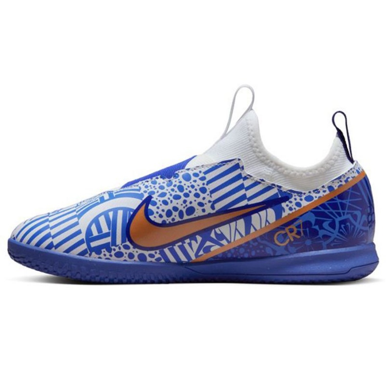 Kopačky Nike Zoom Mercurial Vapor 15 Academy CR7 Ic Jr DV8189 182 modrý modrý 1