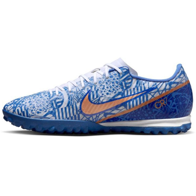 Kopačky Nike Zoom Mercurial Vapor 15 Academy CR7 Tf M DQ5319 182 modrý modrý 1