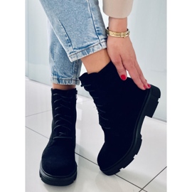 PA1 Šněrovací pracovnice Zoe Black černá 1