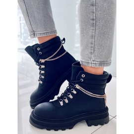 PA1 Boty Hudson Black Trapper černá 3