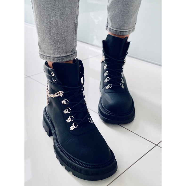 PA1 Boty Hudson Black Trapper černá 2