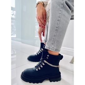PA1 Boty Hudson Black Trapper černá 1