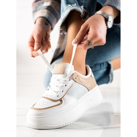 TRENDI Módní Tenisky Na široké Platformě vícebarevný 1