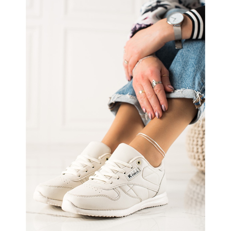 TRENDI Klasické sportovní boty béžový 1