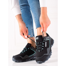 DK Černé trekové boty černý šedá 2