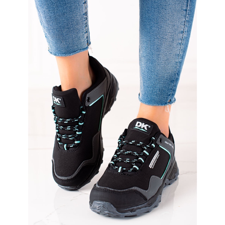 DK Černé trekové boty černý šedá 1