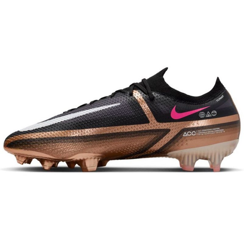 Kopačky Nike Phantom GT2 Elite Qatar Fg M DR5954 810 hnědá, černá béžové a hnědé 1