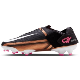 Kopačky Nike Phantom GT2 Academy Qatar FlyEase Fit FG/MG M DR5962 810 hnědá, černá béžové a hnědé 1