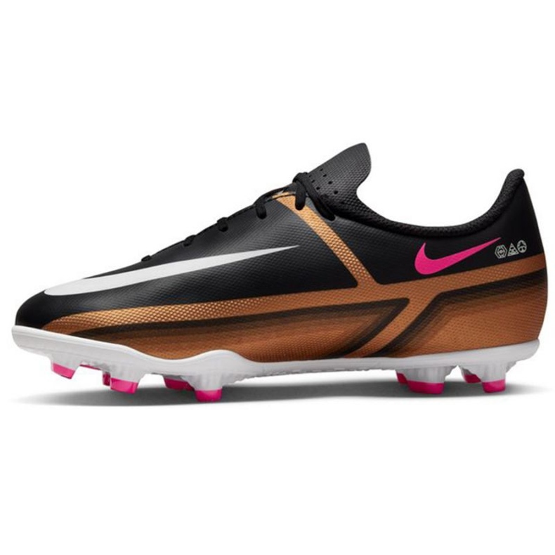 Kopačky Nike Phantom GT2 Club Qatar FG/MG Jr DR6058 810 hnědá, černá černý 1